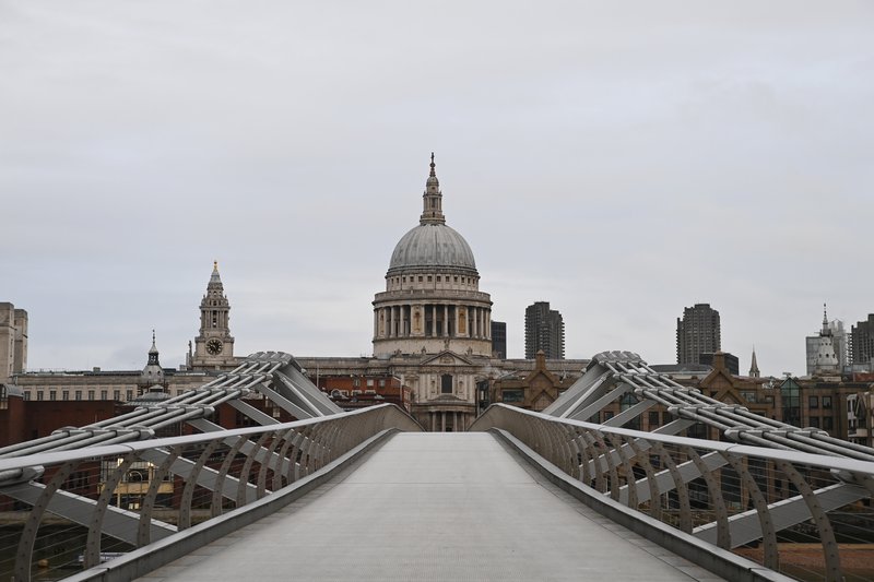 Enginn á ferli í London. Mynd: EPA
