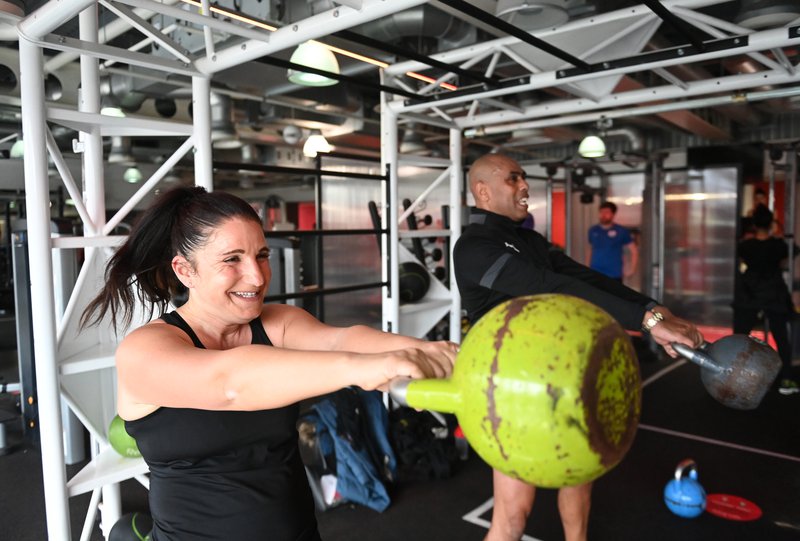 Líkamsrækt á ný! Jibbí! Mynd: EPA