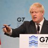 Boris Johnson, forsætisráðherra Bretlands, á árlegum fundi G7-ríkjanna um helgina.