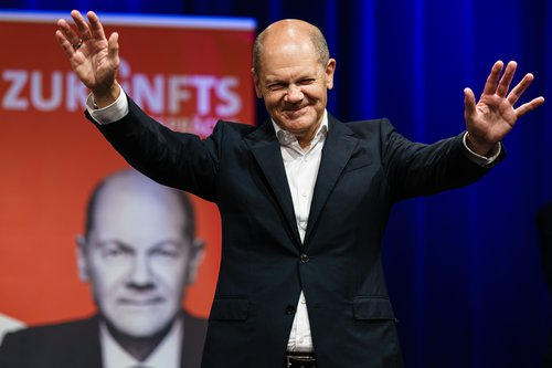 Olaf Scholz kanslari Þýskalands. Mynd: EPA