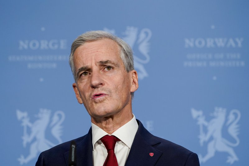 Jonas Gahr Store forsætisráðherra Noregs. Mynd: EPA