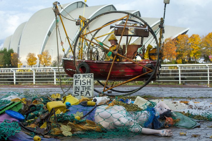 Loftslagsráðstefna Sameinuðu þjóðanna var sett í Glasgow í morgun.
