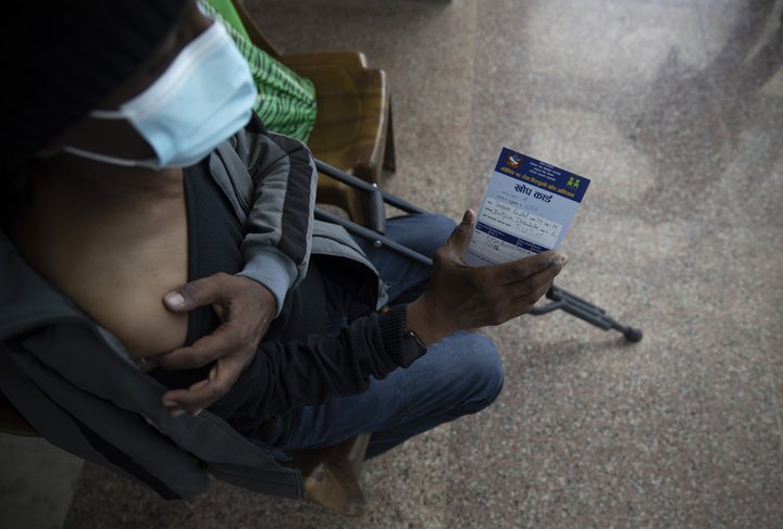 Bólusetning með bóluefni Pfizer er hafin í Nepal.