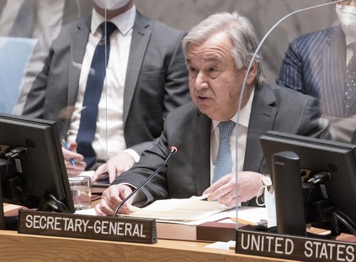 Antonio Guterres, aðalframkvæmdastjóri Sameinuðu þjóðanna.