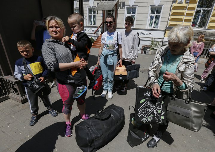 Flóttafólk frá Úkraínu maí 2022