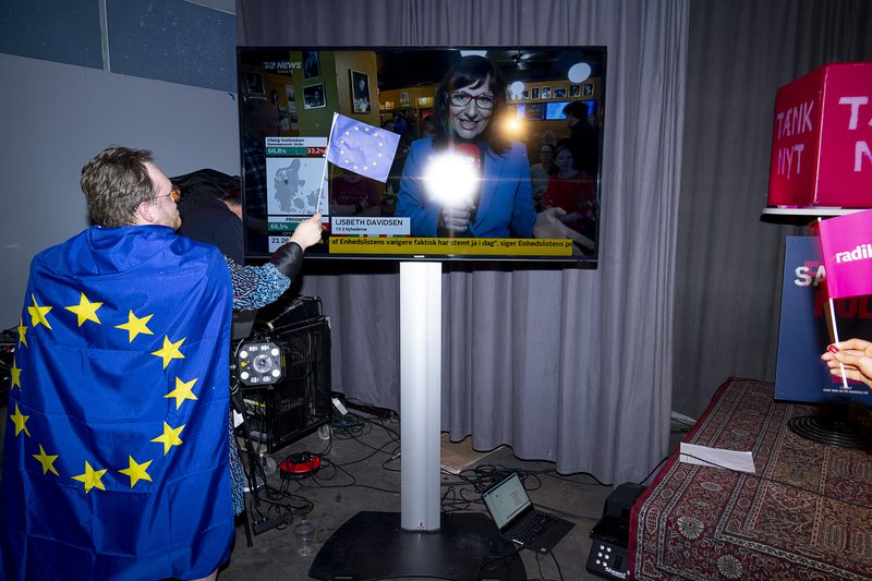 67 prósent Dana kusu með aðild að sameiginlegri varnarstefnu Evrópusambandsins í þjóðaratkvæðagreiðslu 1. júní síðastliðinn. Mynd: EPA.