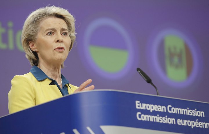 Ursula von der Leyen, forseti framkvæmdastjórnar ESB.