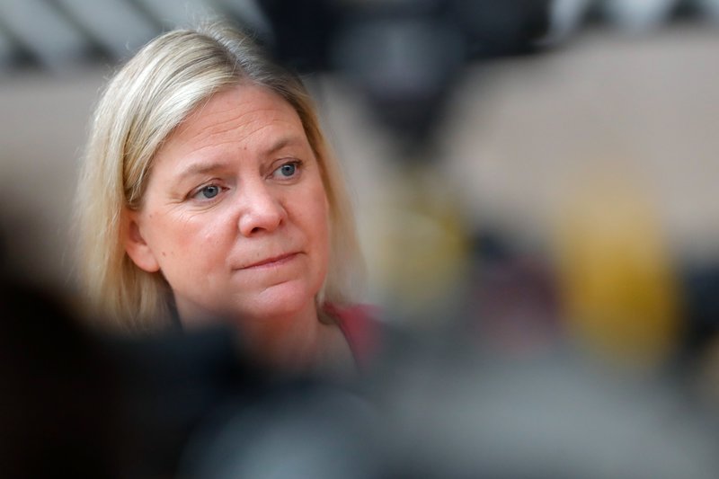 Magdalena Andersson, forsætisráðherra Svíþjóðar. Mynd: EPA