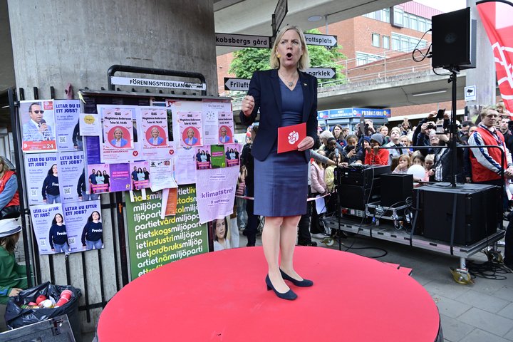 Magdalena Andersson forsætisráðherra Svíþjóðar.