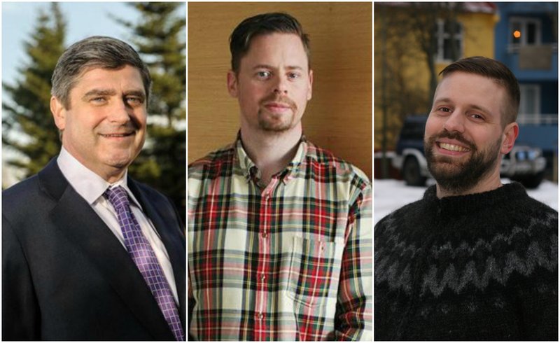Guðmundur Franklín Jónsson, Vigfús Bjarni Albertsson og Heimir Örn Hólmarsson. 