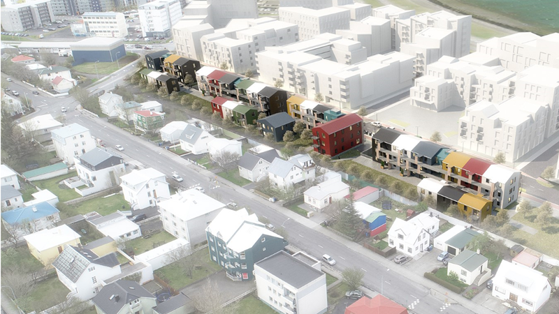 Á meðal þeirra íbúða sem Bjarg íbúðafélag er að byggja, og eru á lokametrunum í uppbyggingu, eru 80 íbúðir við Hallgerðargötu á Kirkjusandi. MYND: Bjarg.