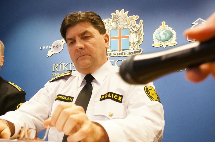 Haraldur Johann­es­sen, rík­is­lög­reglu­stjóra.
