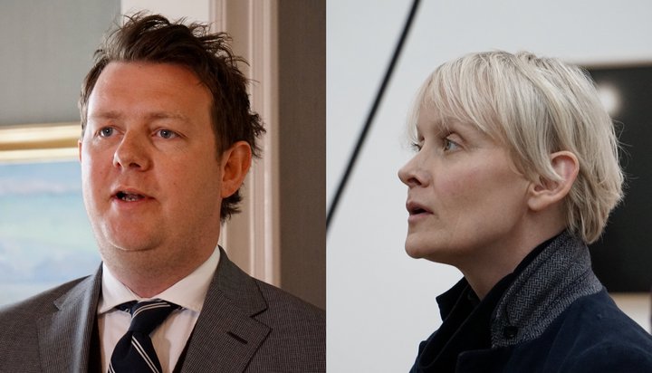 Halldór Benjamín Þorbergsson og Sólveig Anna Jónsdóttir.