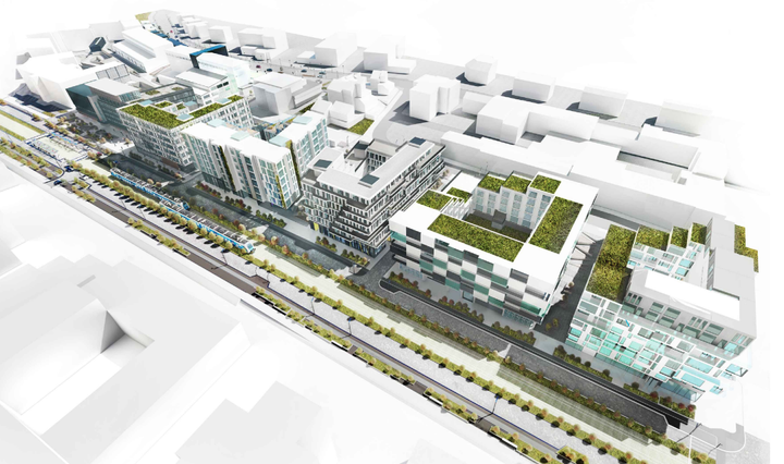 Á hinum svokallaða Heklureit sem stendur við Laugaveg stendur til að byggja fjölmargar íbúðir á næstu árum.