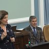 Helga Vala Helgadóttir, þingmaður Samfylkingarinnar, og Bjarni Benediktsson fjármála- og efnahagsráðherra.