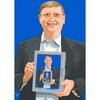 Bill Gates, stofnandi Microsoft og einn ríkasti maður heims, í teikningu Patrick Hines.