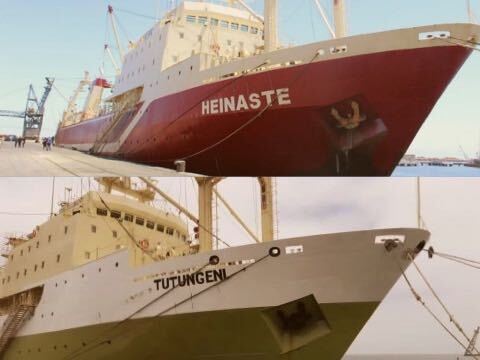 Verksmiðjutogarinn Heinaste er búinn að fara í slipp og heitir nú Tutungeni.