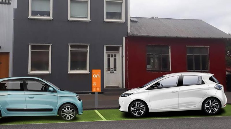 Rafbílahleðslustöð