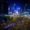 Myndin er frá mótmælunum í Hong Kong 2014