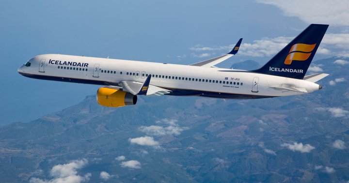 Boeing 757-200 vél frá Icelandair.