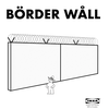 Netverjar hafa varpað upp hinum ýmsu myndum af því hvernig landamæraveggur Donalds Trump muni líta út. IKEA-útgáfan verður að teljast vera ólíklegur kostur en kómísk er hún. Og praktísk.