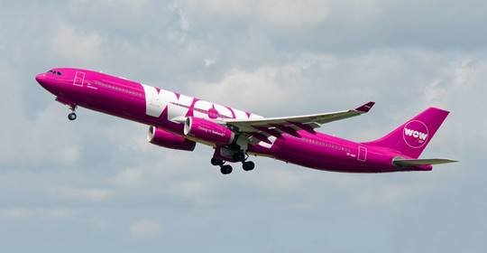 wowair, wow air, airbus, flugvél