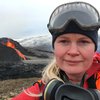 Ásta Rut Hjartardóttir jarðeðlisfræðingur hefur undanfarna mánuði kortlagt sprungur á Reykjanesi á þeim slóðum sem síðan fór að gjósa.