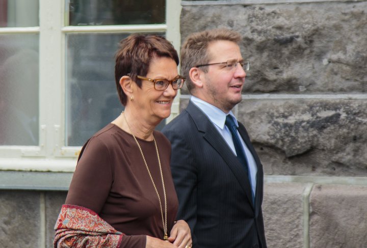 Ragnheiður Ríkharðsdóttir og Guðlaugur Þór Þórðarsson verða ekki samflokksmenn á næsta þingi. Ekki liggur fyrir hvort Ragnheiður ætli að bjóða sig fram fyrir Viðreisn eða hvort hún ætli að hætta á þingi. 