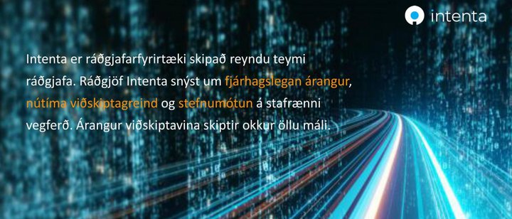 Af vefsíðu Intenta