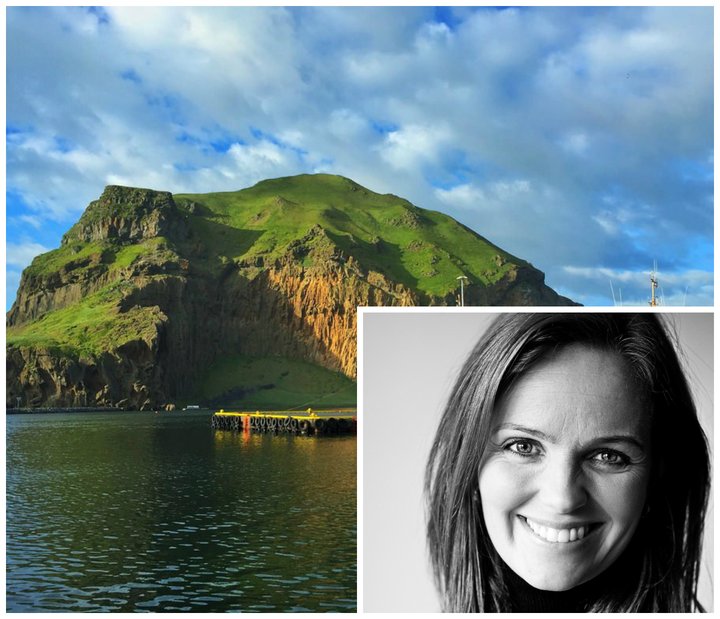 Íris Róbertsdóttir og vestmannaeyjar