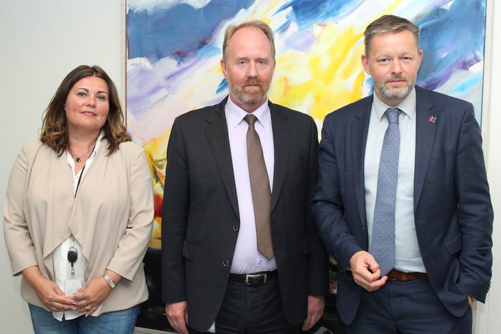 Unnur Ýr Kristjánsdóttir, Snorri Olsen og Þorsteinn Víglundsson.