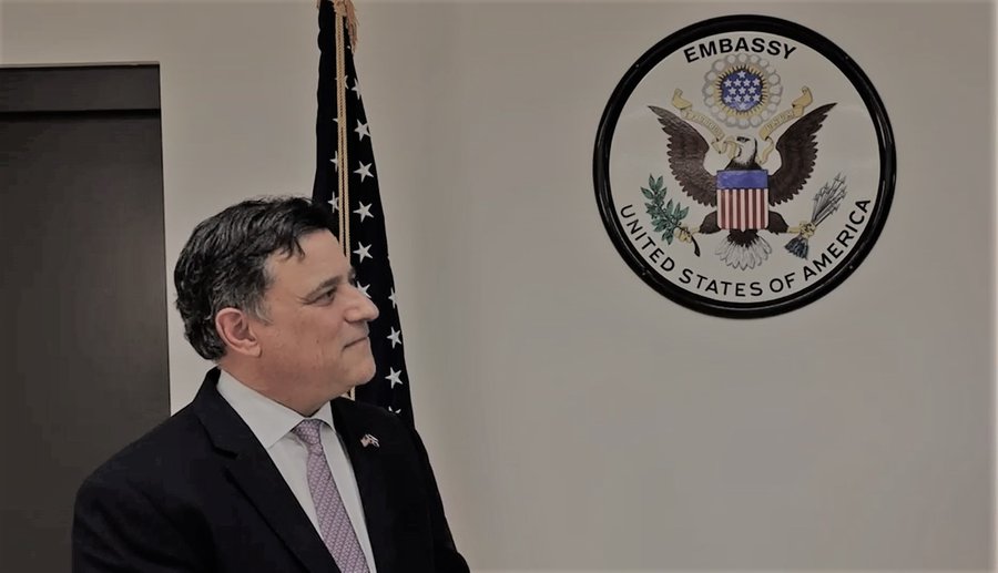 Skjáskot/Bandaríska sendiráðið Jeffrey Ross Gunter Mynd: Skjáskot úr myndbandi bandaríska sendiráðsins