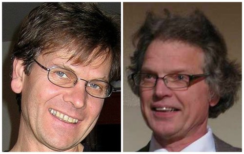 Jóhannes Hraunfjörð Karlsson og Þórólfur Matthíasson.