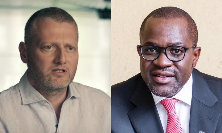 Jón Óttar Ólafsson og James Hatuikulipi.