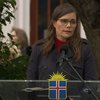 Katrín Jakobsdóttir forsætisráðherra ávarpaði þjóðina á Austurvelli í tilefni þjóðhátíðardagsins.