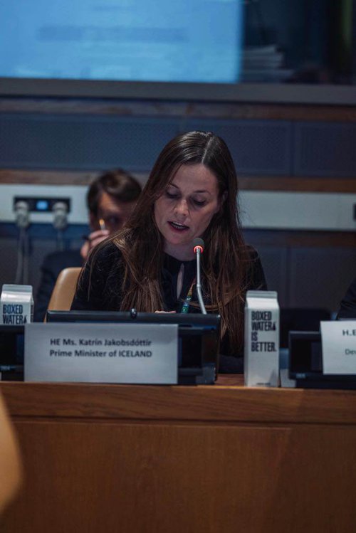 Katrín Jakobsdóttir, forsætisráðherra.