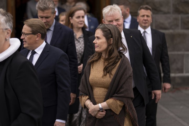 Katrín Jakobsdóttir, formaður Vinstri grænna og forsætisráðherra.
