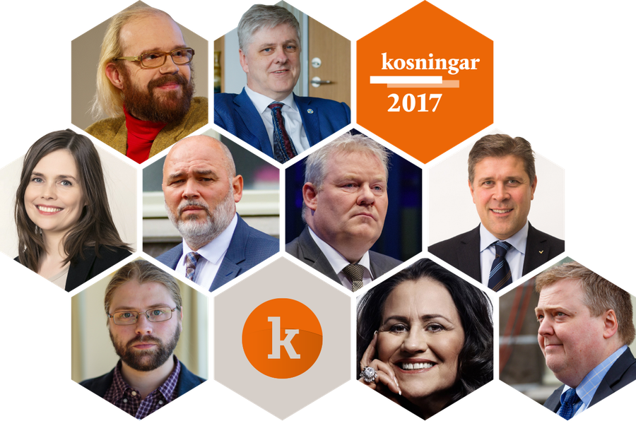 kosningar 2017 formenn flokka content branding