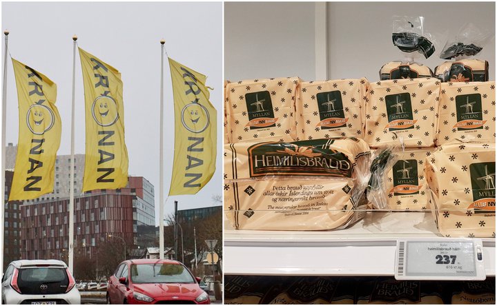 Hillur verslana eru í dag fullar af fersku brauði.