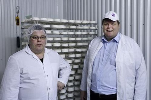 Ólafur M. Magnússon, kenndur við Kú, er til hægri á myndinni.