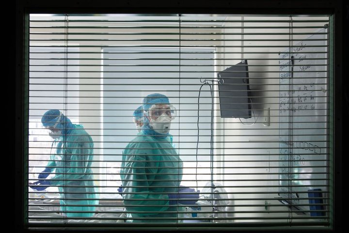 Kórónuveira Mynd: Landspítali/Þorkell Þorkelsson