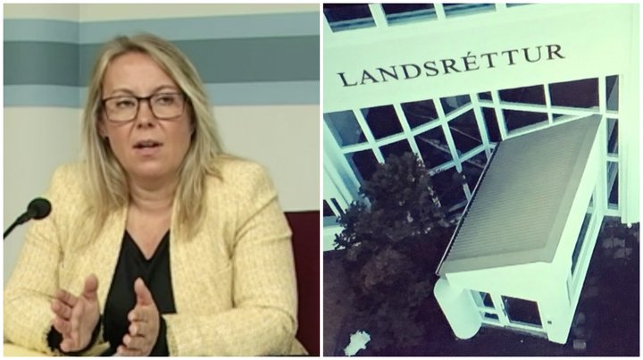 Sigríður Andersen dómsmálaráðherra.