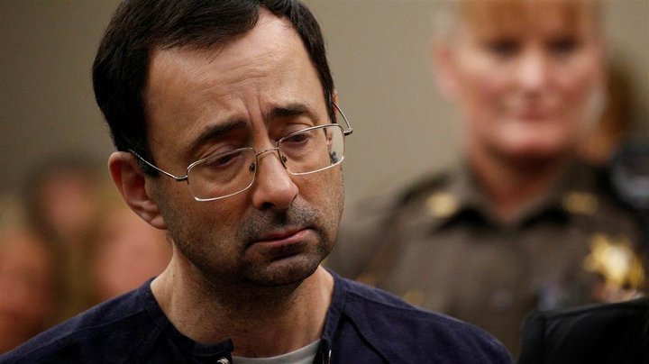 Larry Nassar, fyrir rétti.