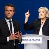 Emmanuel Macron og Marine Le Pen.