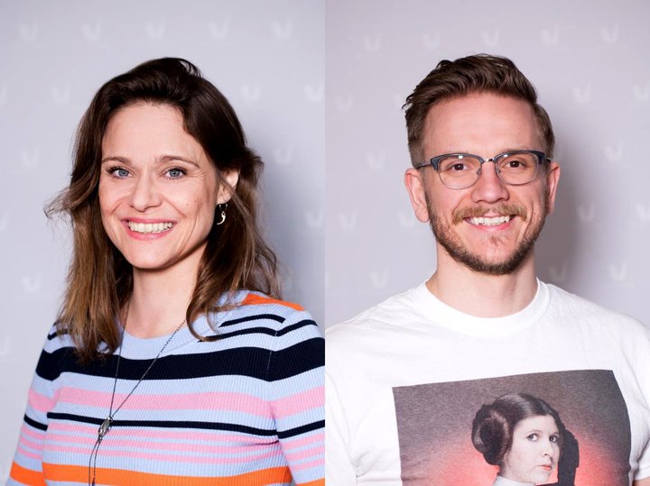 Líf Magneudóttir og Gústav Adolf Bergmann Sigurbjörnsson