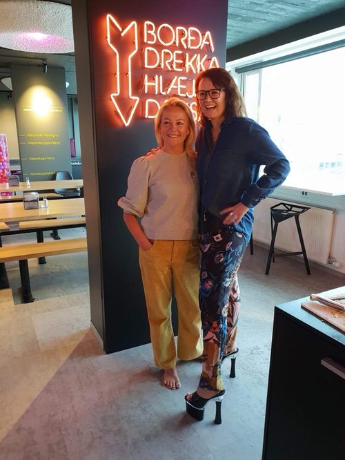 Liv og Margrét Tryggvadóttir.