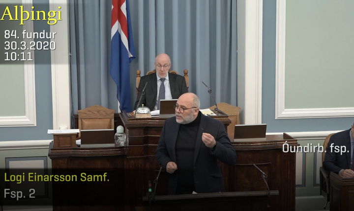 Logi Einarsson, formaður Samfylkingarinnar.