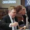 Sigmundur Davíð Guðlaugsson og Gunnar Bragi Sveinsson.