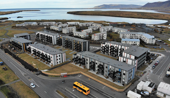 Móavegur í Reykjavík er eitt þeirra verkefna sem Bjarg hefur ráðist í á grundvelli laga um stofnframlög til byggingar á almennum íbúðum.