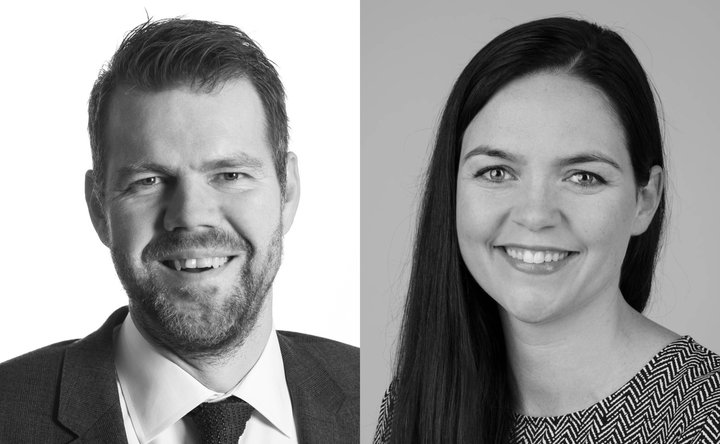 Páll Magnússon og Erna Kristín Blöndal